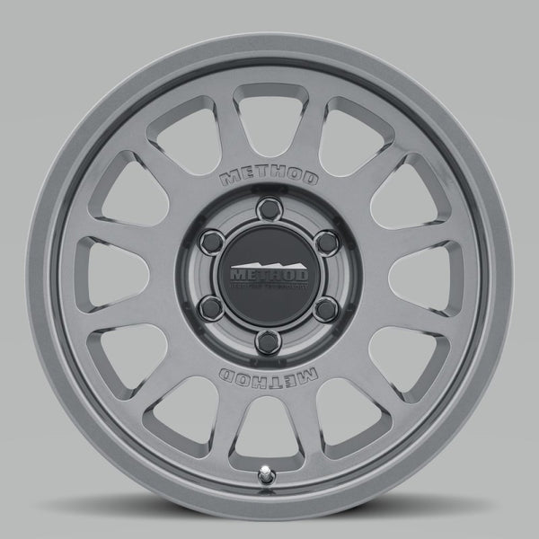 Method MR703 16x8 0mm Offset 6x5.5 106.25mm CB Gloss Titanium Wheel MR70368060800
