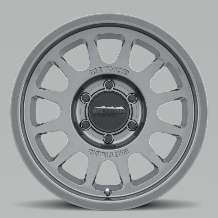 Method MR703 16x8 0mm Offset 6x5.5 106.25mm CB Gloss Titanium Wheel MR70368060800