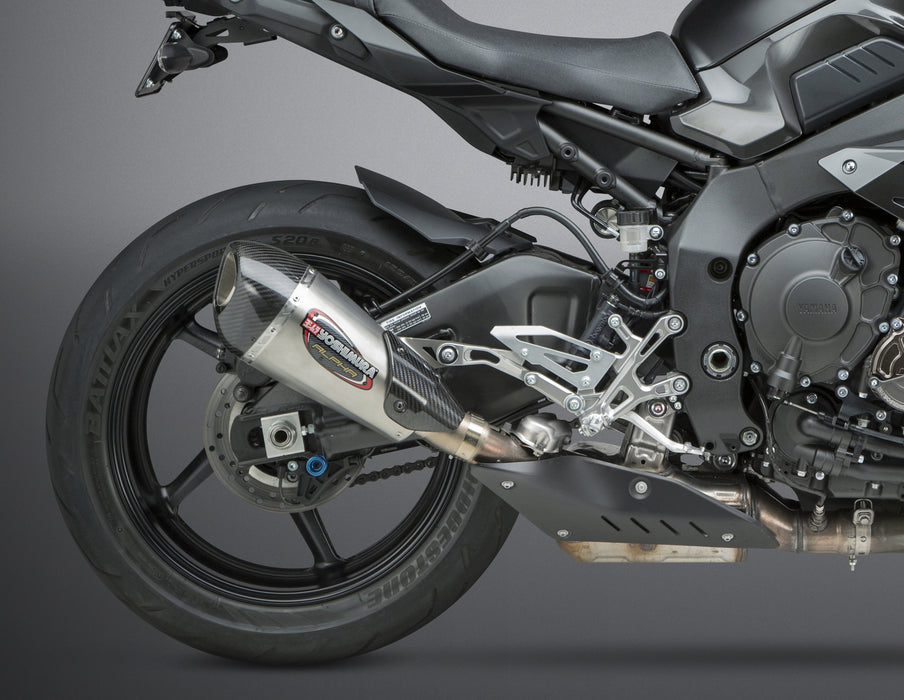 Yoshimura 960-1564 Exhaust Street Alpha-T Slip-On Ss-Ss-Cf Works