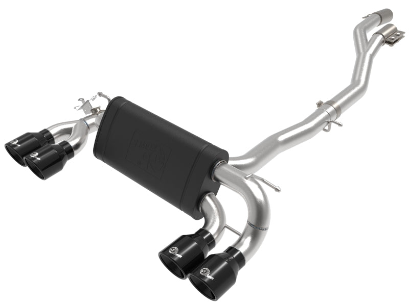 aFe MACHForce XP Exhausts Cat-Back SS 19-21 BMW M2 Competition L6-3.0L w/Black Tips 49-36350-B