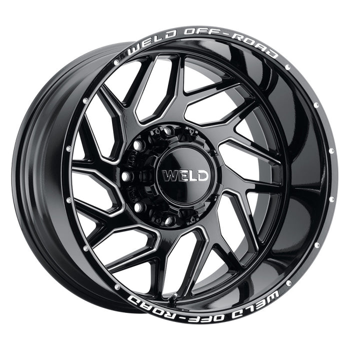 Weld Off-Road W117 20X9 Fulcrum 5X139.7 5X150 ET00 BS5.00 Gloss Black MIL 110.2 W11709070500