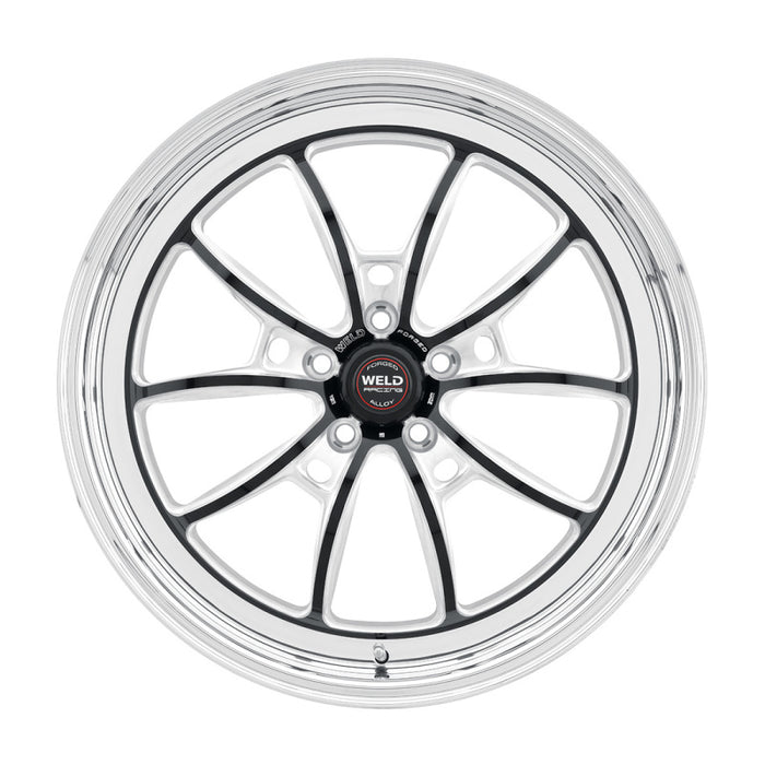 Weld S80 18x10 / 5x115 BP / 6.6in BS Black Wheel (High Pad) Non-Beadlock 80HB8100W66A