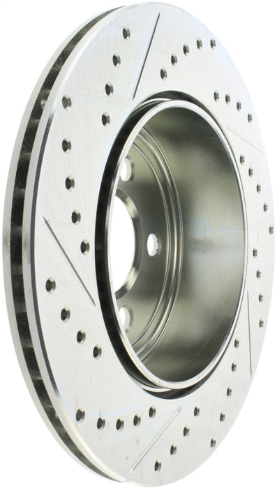 StopTech Select Sport 2011-2012 Compatible with Dodge Challenger RT Drilled and Slotted Rear Left Brake Rotor 227.63062L