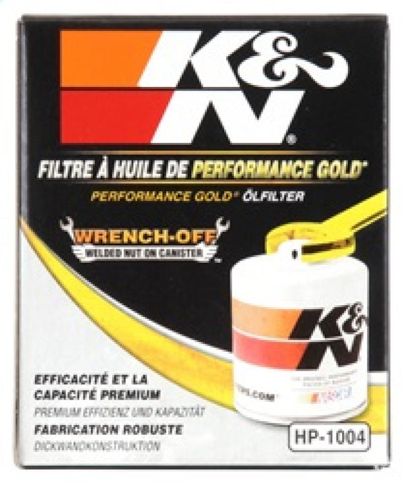 K&N Universal Performance Gold Oil Filter HP-1004