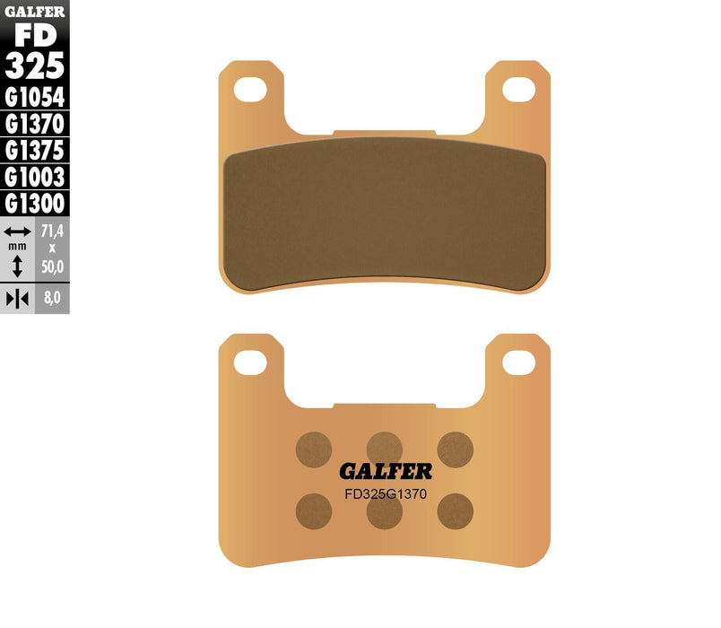 Galfer Brakes FD325G1370 HH Sintered Brake Pads