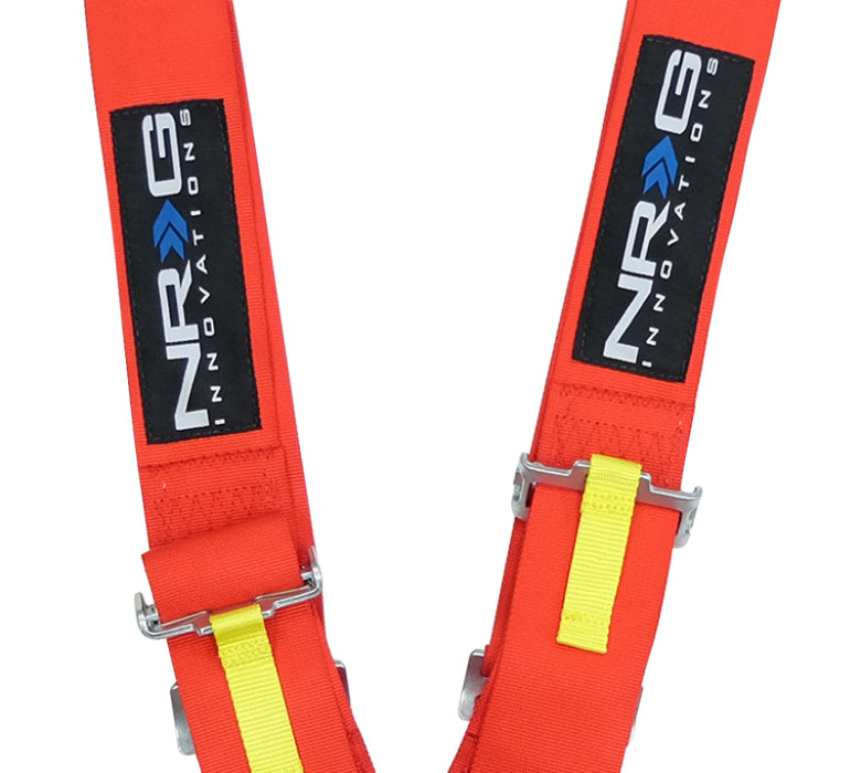 NRG SFI 16.1 5PT 3in. Seat Belt Harness / Cam Lock Red SBH-RS5PCRD