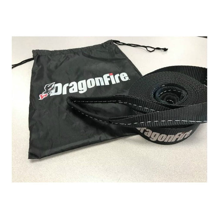 Dragonfire Racing® Fetr2-30 Extreme Tow Rope 30 Ft 2" Black FETR2-30