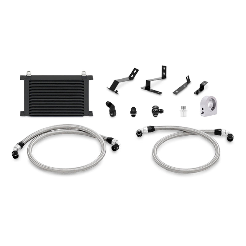 Mishimoto 2016+ Chevy Camaro Oil Cooler Kit Black MMOC-CAM8-16BK