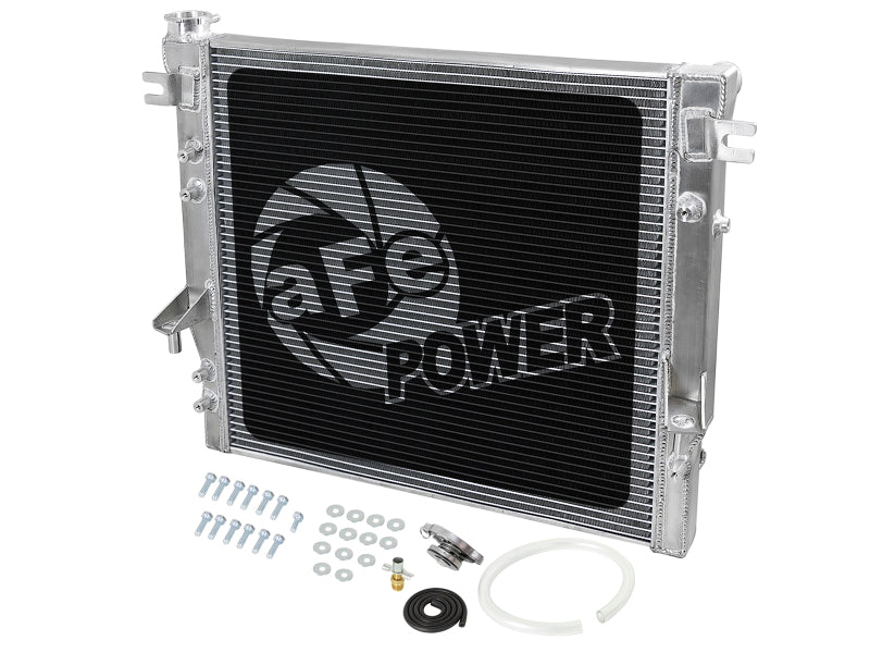 aFe BladeRunner Street Series Tube & Fin Aluminum Radiator 07-18 compatible with Jeep Wrangler (JK) V6-3.6L/3.8L 46-52001