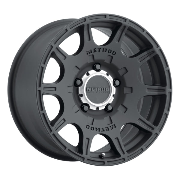 Method MR308 Roost 17x8.5 0mm Offset 5x5 71.5mm CB Matte Black Wheel MR30878550500