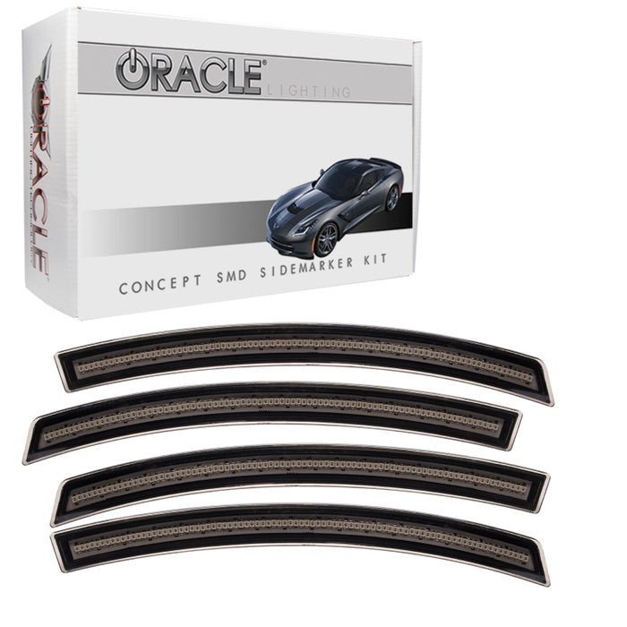 Oracle Chevrolet Corvette C7 Concept Sidemarker Set Tinted No Paint SEE WARRANTY 2392-020