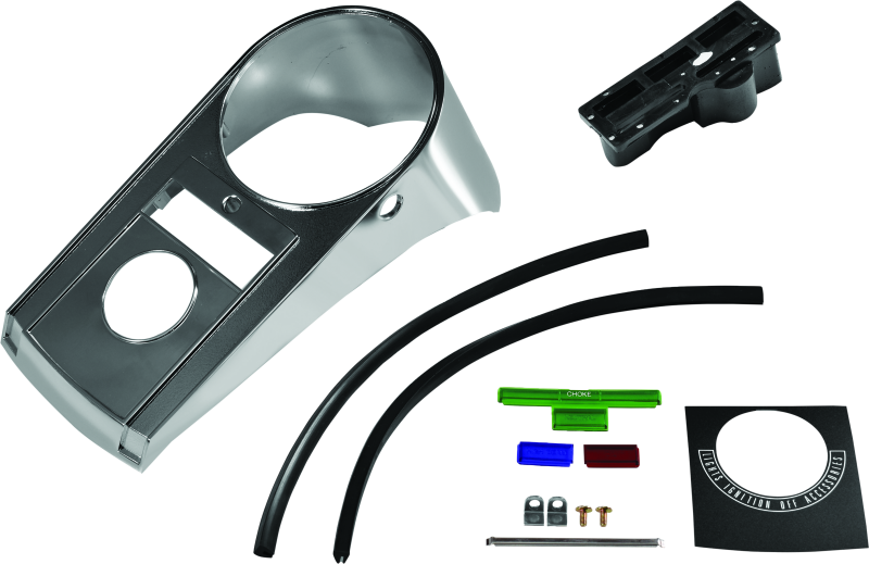 Bikers Choice 68-84FL 71-72 FX 80-86 FXWG 84-95 Softail Chrome Cast Dash Replaces H-D 71241-77T 91 490243