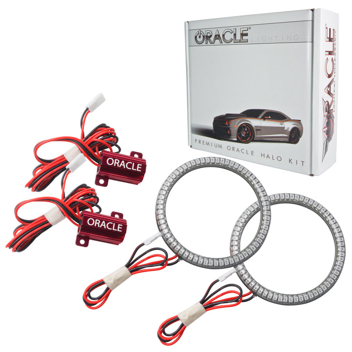 Oracle compatible with Jeep Wrangler JK 07-18 LED Waterproof Fog Light Kit White SEE WARRANTY 1243-001