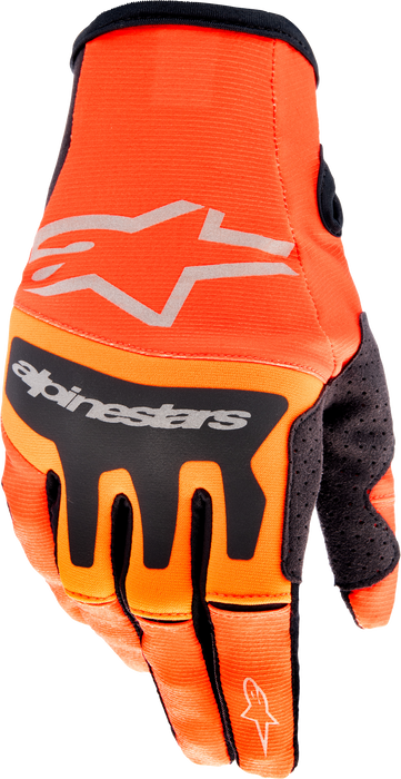 Alpinestars Techstar Gloves (Hot Orange Black, Small)