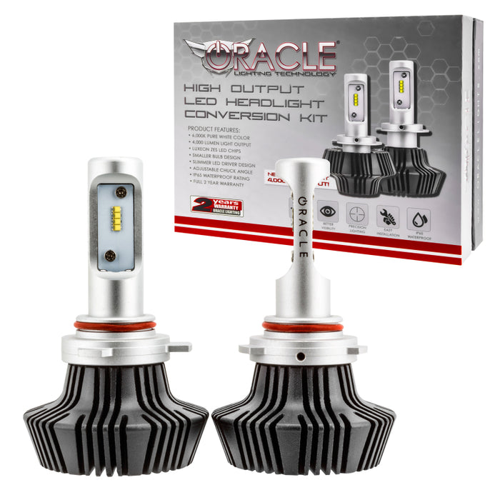 Oracle 9012 4000 Lumen LED Headlight Bulbs (Pair) 6000K SEE WARRANTY 5242-001