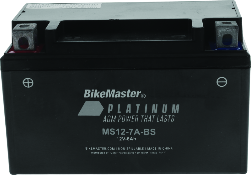 BikeMaster AGM Battery MS12-7A-BS 780738