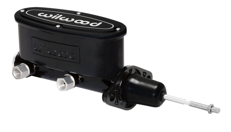 Wilwood High Volume Tandem Master Cylinder 15/16in Bore Black-W/Pushrod 260-13375-BK