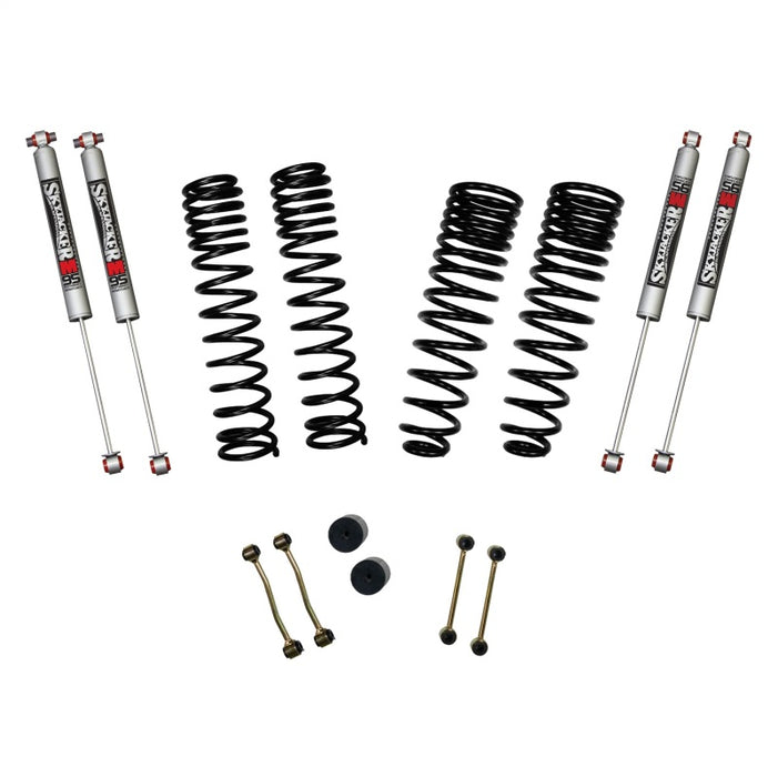 Skyjacker compatible with Jeep Gladiator JT Diesel 2.5 in. Dual Rate Long Travel Suspension Lift System G251RPMLTD