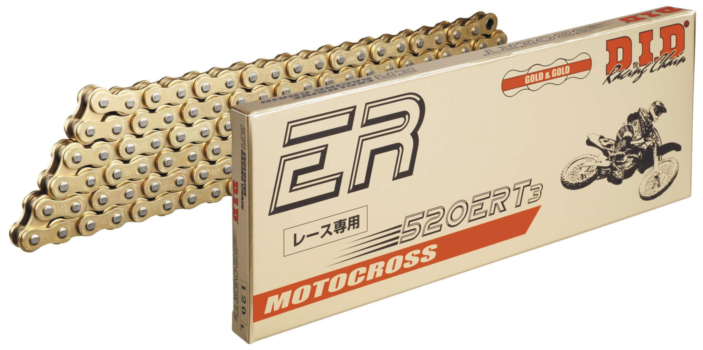 D.I.D ER Series Exclusive 520 ERT3 Racing Chain Gold 520 x 140 520ERT3140RB