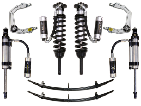 ICON 05-15 Toyota Tacoma 0-3.5in/2016+ Toyota Tacoma 0-2.75in Stg 7 Suspension System w/Billet Uca K53007