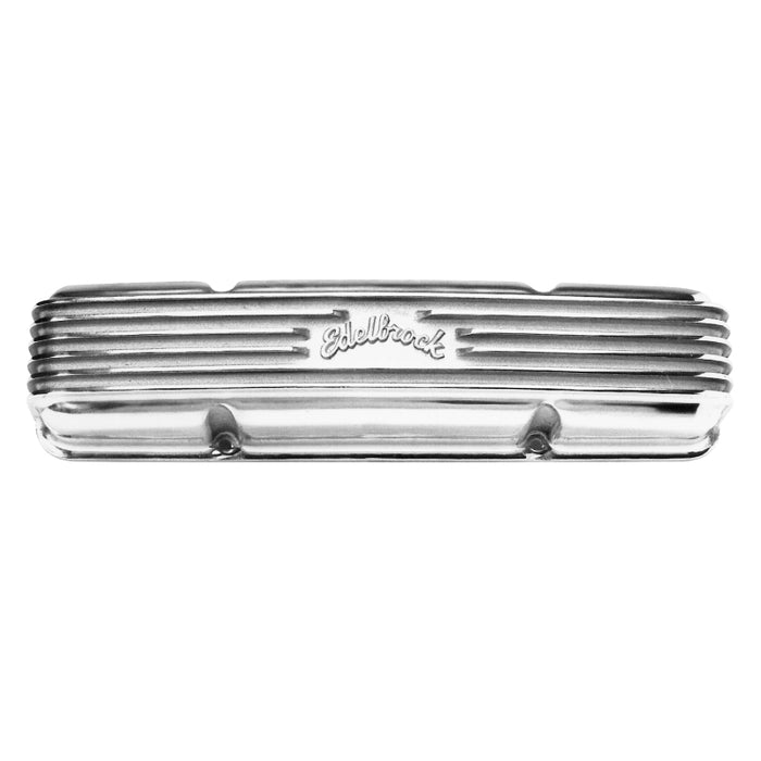 Edelbrock Valve Cover Classic Series Chevrolet 1959-1986 262-400 CI V8 Polshed 4145