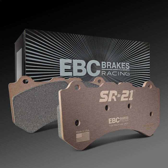 EBC Racing Brembo B27 32.5mm Radial Depth SR-21 Sintered Race Rear Brake Pads DP8090.16SR21