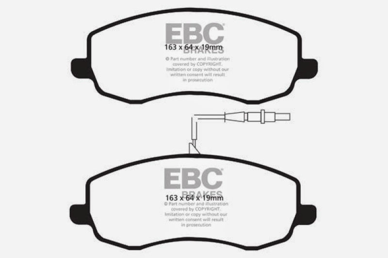 EBC AP Racing Caliper CP7040 (AP Racing Pad CP7040D54) Bluestuff Brake Pads DP5062NDX