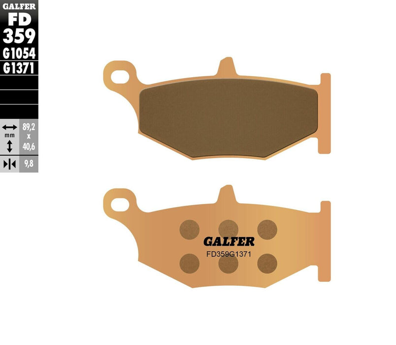 Galfer HH Sintered Brake Pads (Rear G1371) Compatible With 06-09 SUZUKI GSXR600