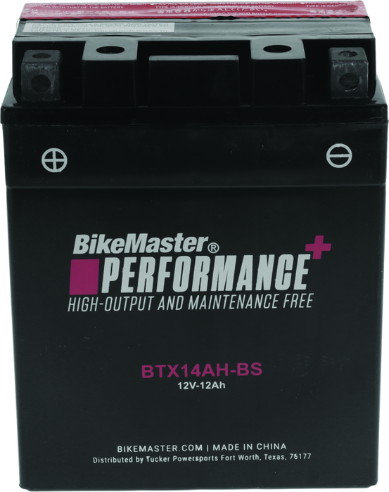 BikeMaster BTX14AH-BS Battery 781308