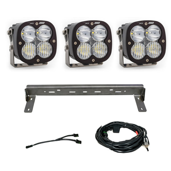 Baja Designs 15-19 Fits Chevy Silverado 2500/3500HD XL80 LED Bumper Kit (Drvg/Racer Spot/Wide Cornering) 447842