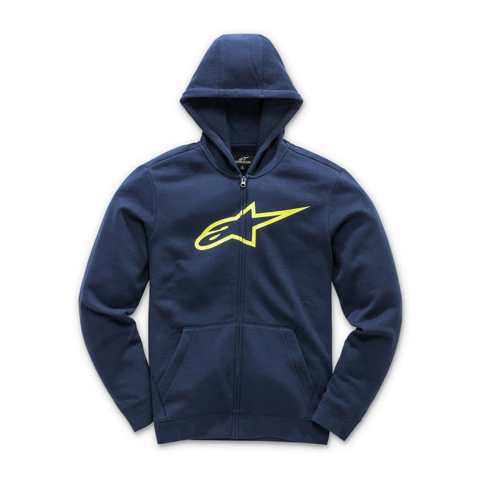 Alpinestars Youth Ageless Fleece Navy/Hi Vis Yellow Sm 3038-53010-7055-S