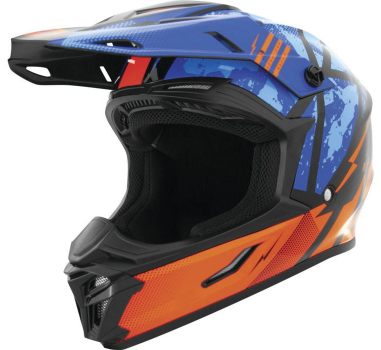 THH Helmets T710XR Battle Blue/Orange XS 646376