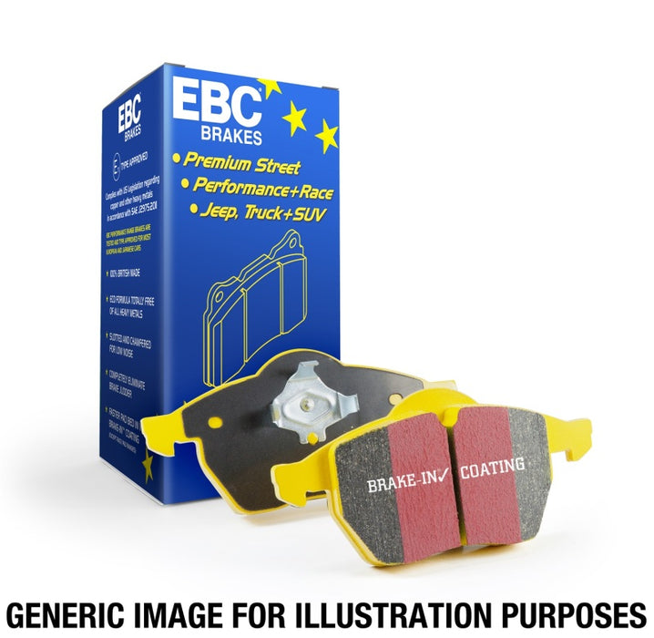 EBC 14+ Mercedes-Benz S550 4.7 Twin Turbo Yellowstuff Rear Brake Pads DP42180R