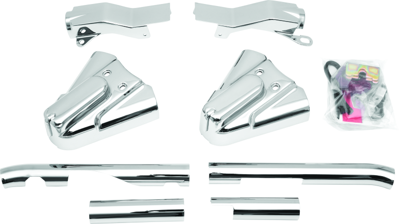 Kuryakyn Swingarm Cover Kit Unlighted 86-99 Softail Models Chrome 8288