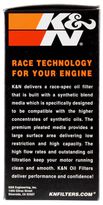 K&N Motorcycle Oil Filter: High Performance, Premium, Designed to be used with Synthetic or Conventional Oils: Fits Select Harley Davidson Motorcycles, KN-173C