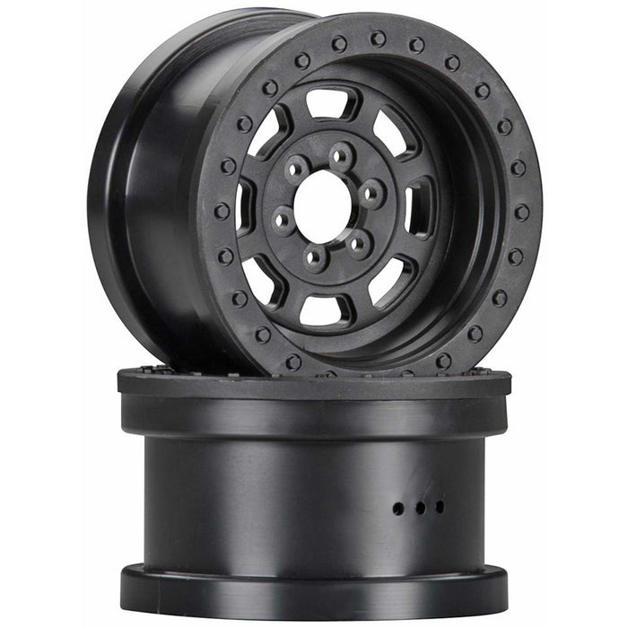 Axial 1/10 Trail Ready HD Series 2.2 Wheels 12mm Hex Black 2 AXIC8141