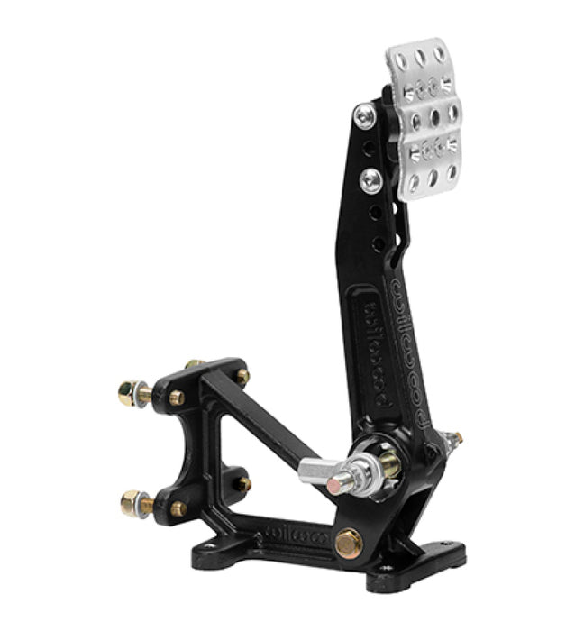 Wilwood Adjustable-Trubar Ratio Pedal Dual MC Floor Mount 5.25:1-6:1 340-16377