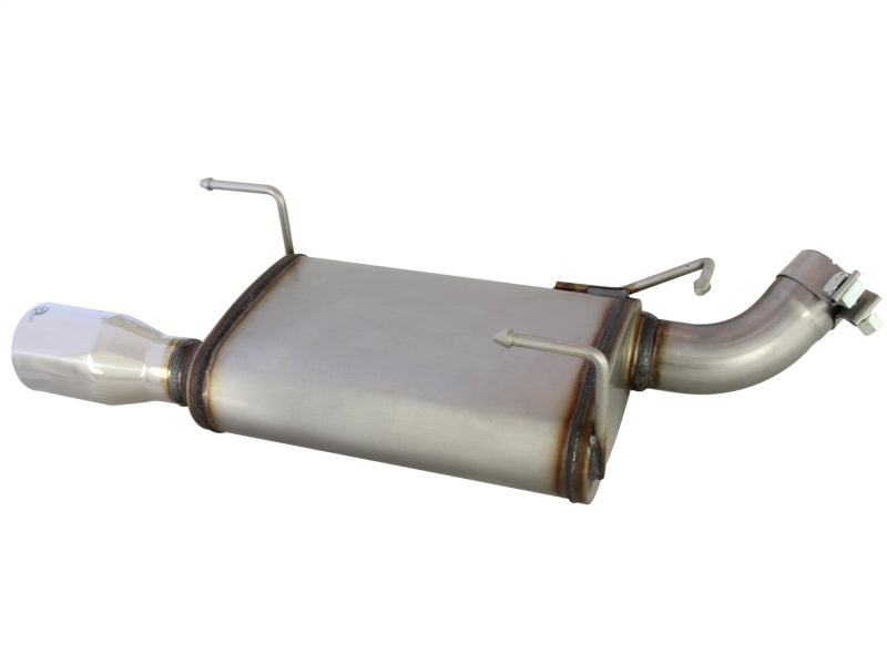 aFe Axle-Back Exhaust 2.5in 409SS w/Polished Tip 05-09 Ford Mustang V6 4.0L 49-43048