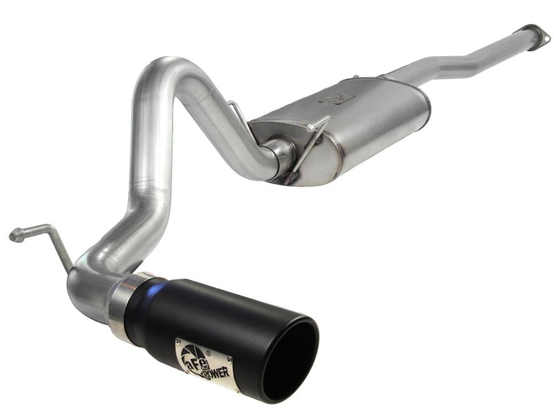 aFe MACH Force XP 3in Cat-Back Stainless Steel Exhaust System w/Black Tip Toyota Tacoma 13-14 4.0L 49-46022-B