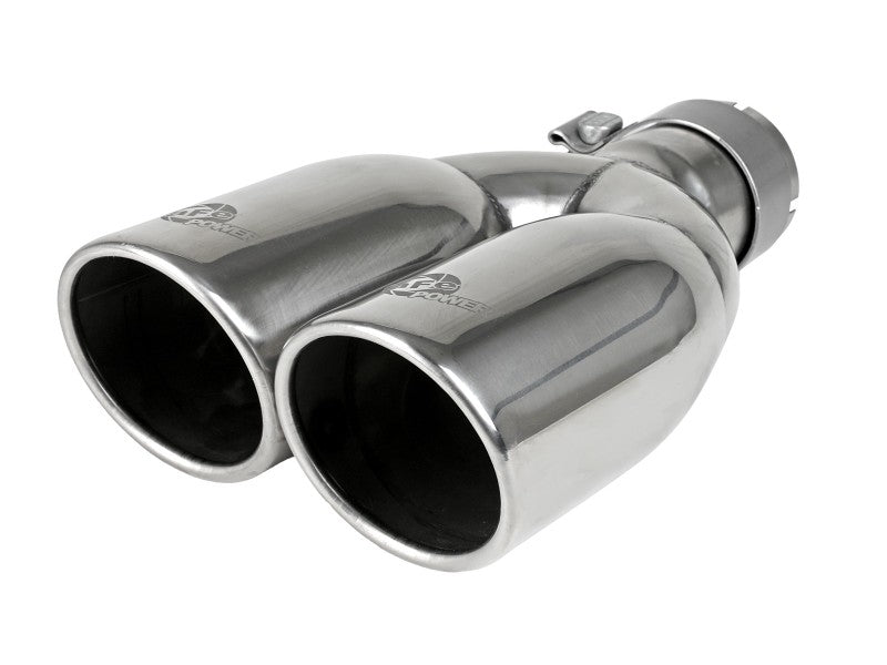 aFe Vulcan Series 2.5in 304 SS Axle-Back Exhaust Polished 07-18 compatible with Jeep Wrangler (JK) V6-3.6/3.8L 49-38086-P