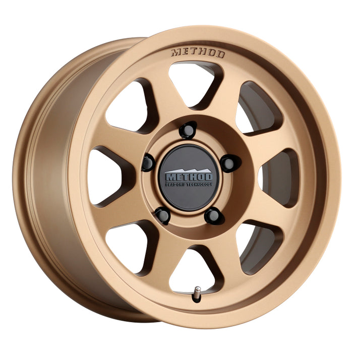 Method MR701 17x7.5 +50mm Offset 5x130 78.1mm CB Method Bronze Wheel MR70177553950