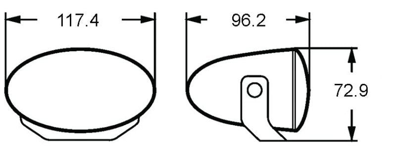 Hella FF50 Series H7 12V/55W Halogen Driving Lamp Kit 8283811