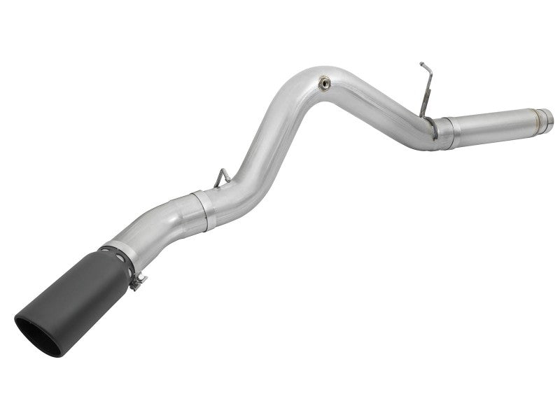 aFe Atlas Exhaust 5in DPF-Back Aluminized Steel w/ Black Tips 16-17 GM Diesel Truck V8-6.6L (td) 49-04081-B