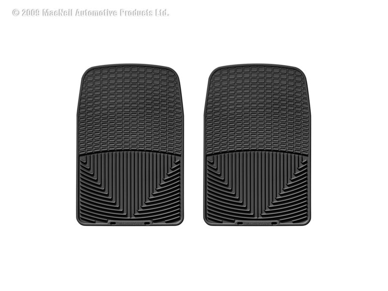 WeatherTech 98 Lincoln Navigator Front Rubber Mats Black W9