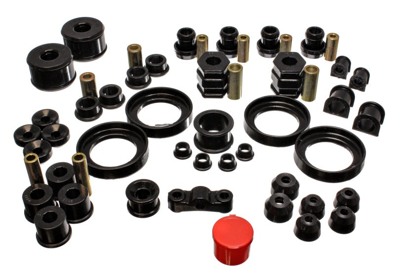 Energy Suspension 99-00 Honda Civic Si Black Hyper-Flex Master Bushing Set 16.18109G