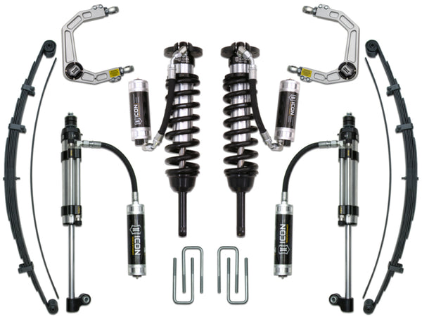 ICON 05-15 Toyota Tacoma 0-3.5in/16-17 Toyota Tacoma 0-2.75in Stg 10 Suspension System w/Billet Uca K53010