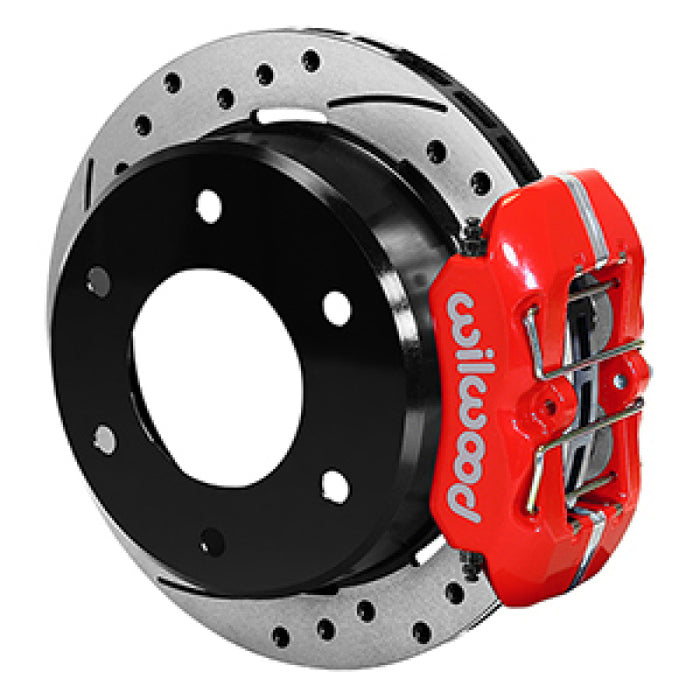 Wilwood 63-87 C10/C15 DynaPro FDPLP Red Calipers 11in x .81in D/S Rotors 6-Lug Rear Disc Brake Kit 140-16711-DR