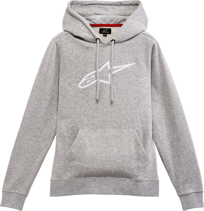 Alpinestars Women's Ageless V2 Hoody (LARGE) (GREY HEATHER)