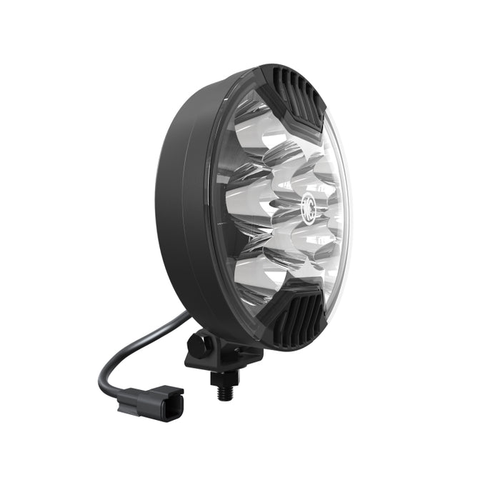 KC HiLiTES SlimLite 6in. LED Light 50w Spot Beam (Single) Black 1100