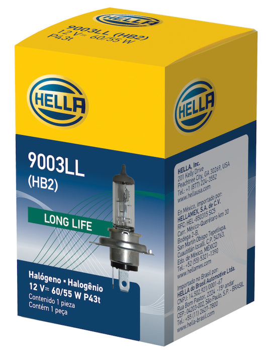 Hella Bulb 9003/HB2 12V 60/55W P43t LONG LIFE 9003LL